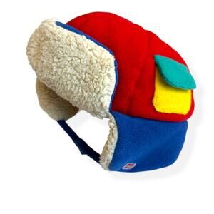 LEGO Target Collection Color Block Fleece Sherpa Trapper Hat Baby 12-24 Months